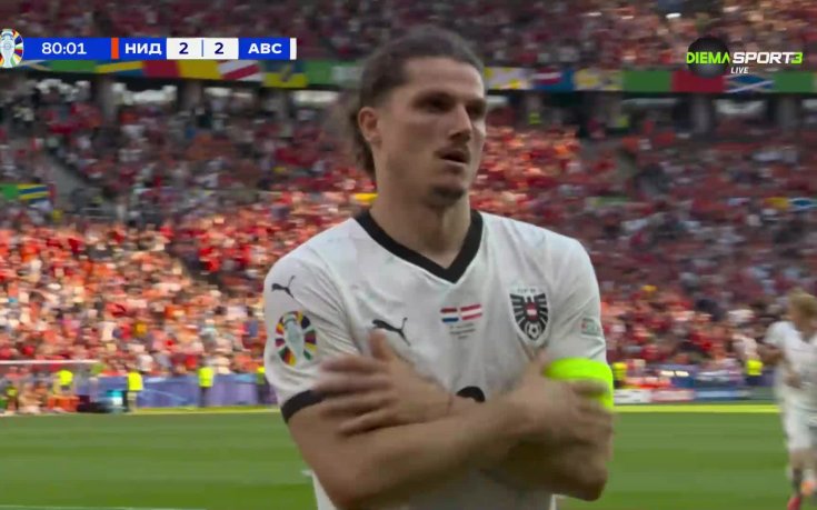 Марсел Забицер отново даде преднина на Австрия срещу Нидерландия (видео)