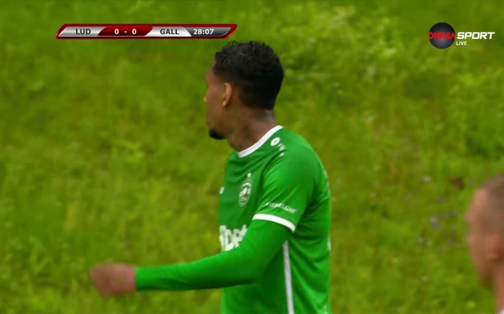 Лудогорец - Санкт Гален 1:0 /първо полувреме/