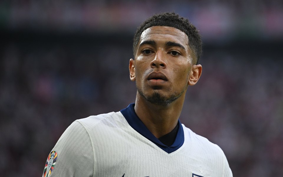 Звездата на националния отбор на Англия Джуд Белингам може да