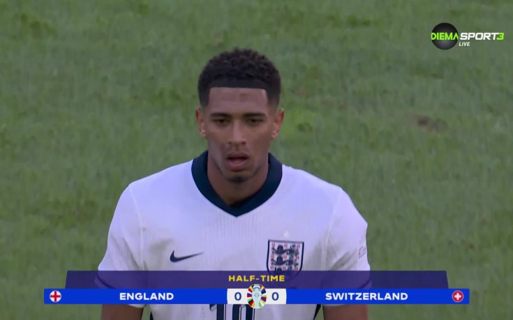 Англия - Швейцария 0:0 /първо полувреме/