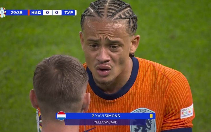 Нидерландия - Турция 0:1 /първо полувреме/