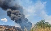Пожар в близост до Дом за деца в Стара Загора