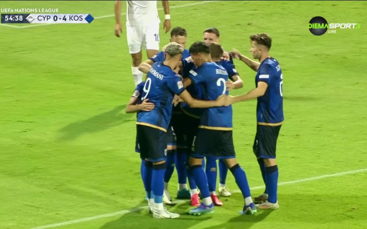 Косово разби Кипър в Лигата на нациите, защитник на ЦСКА бележи