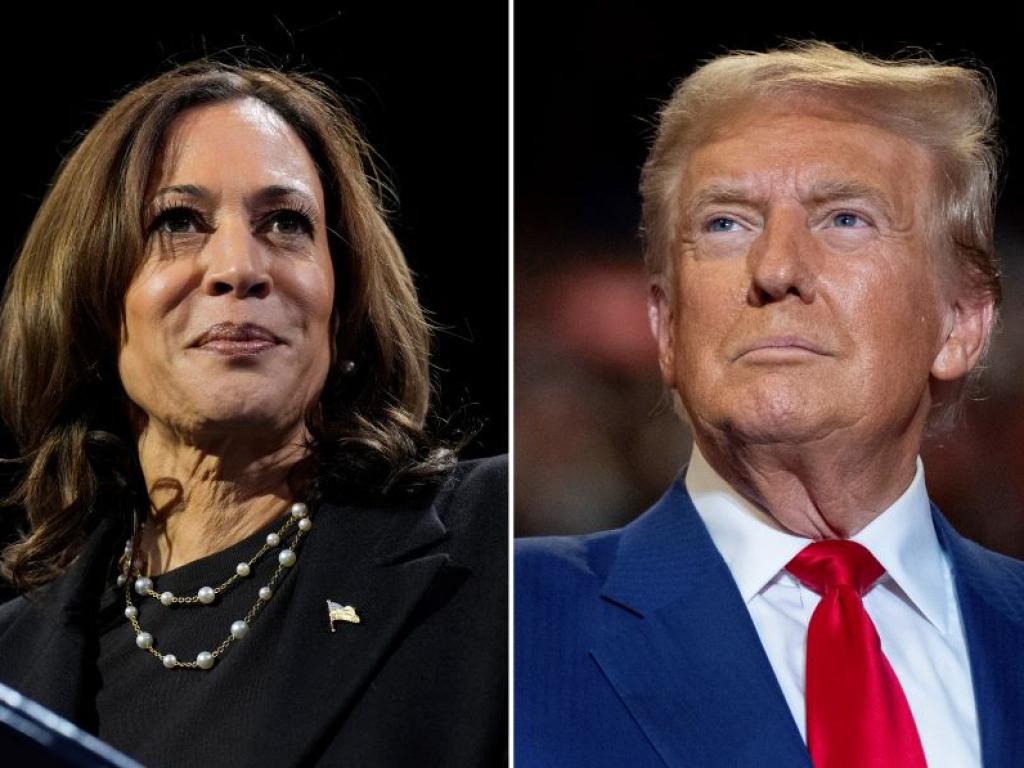 Вицепрезидентката на САЩ Камала Харис която е кандидат на Демократическата