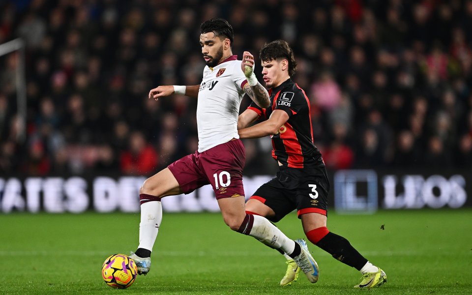 Борнемут - Уест Хем, Висша лига