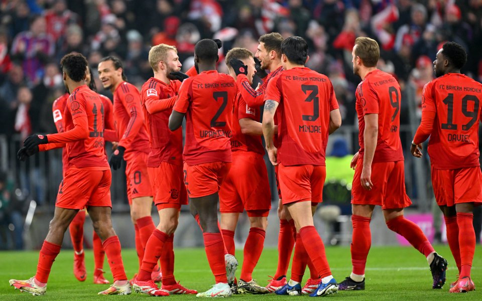 Байерн Мюнхен и Волфсбург играят при в двубой от 18-ия кръг на германската