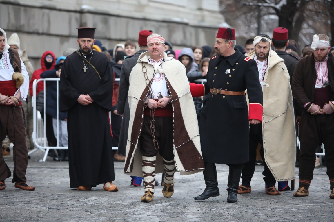 <p>Почитане на паметта на Апостола на свободата Васил Левски в София.</p>