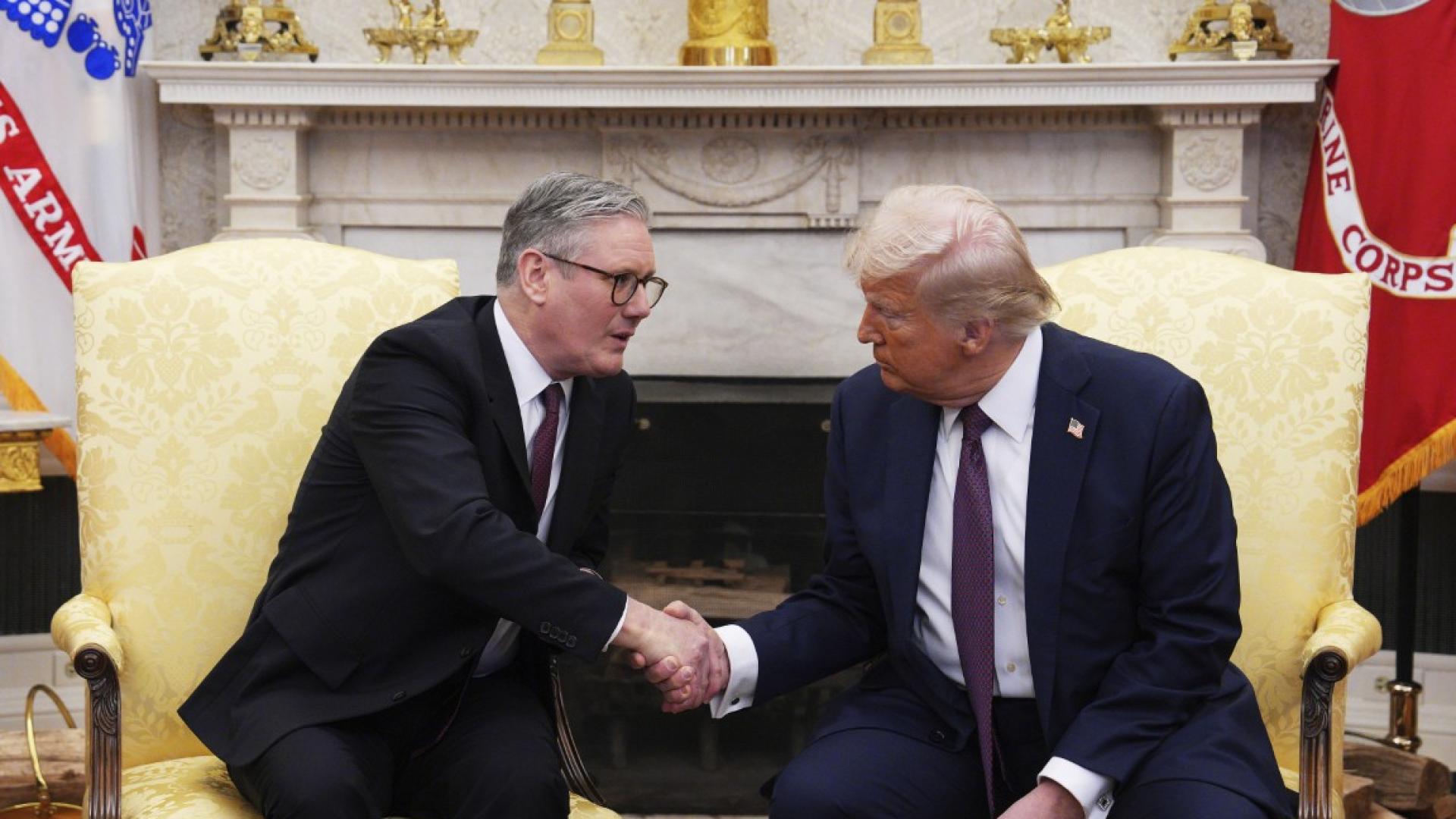 Британският премиер Киър Стармър се срещна днес в Белия дом