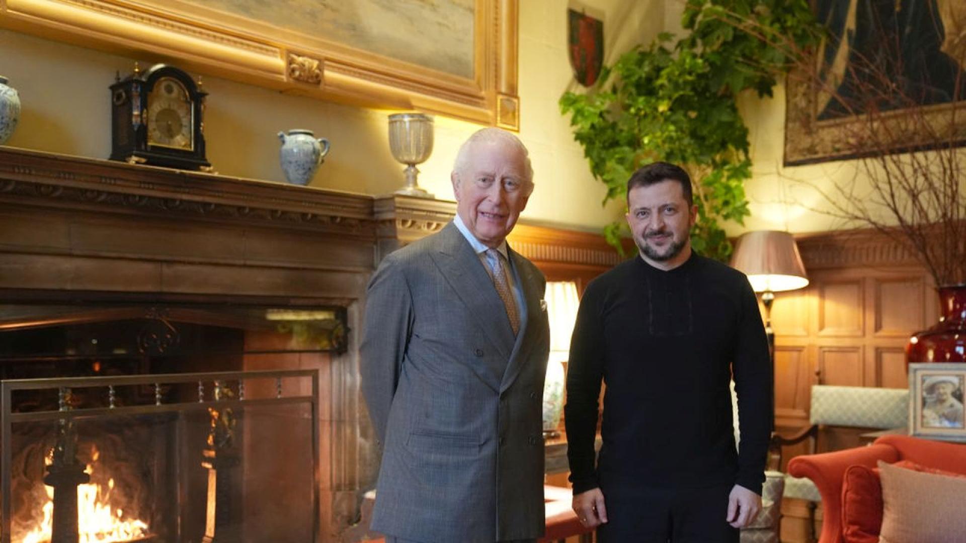 Президентът на Украйна Володимир Зеленски е в Уиндзор за среща