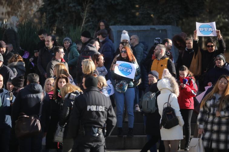 КНСБ на протест