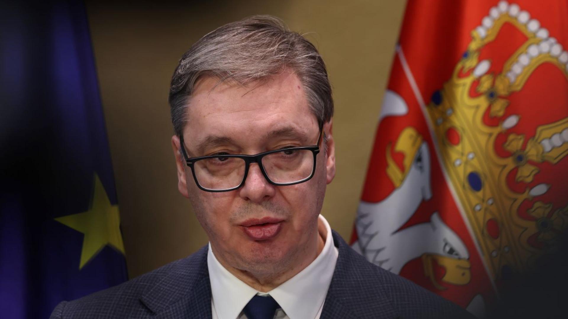 Сръбският президент Александър Вучич каза днес че светът отново е