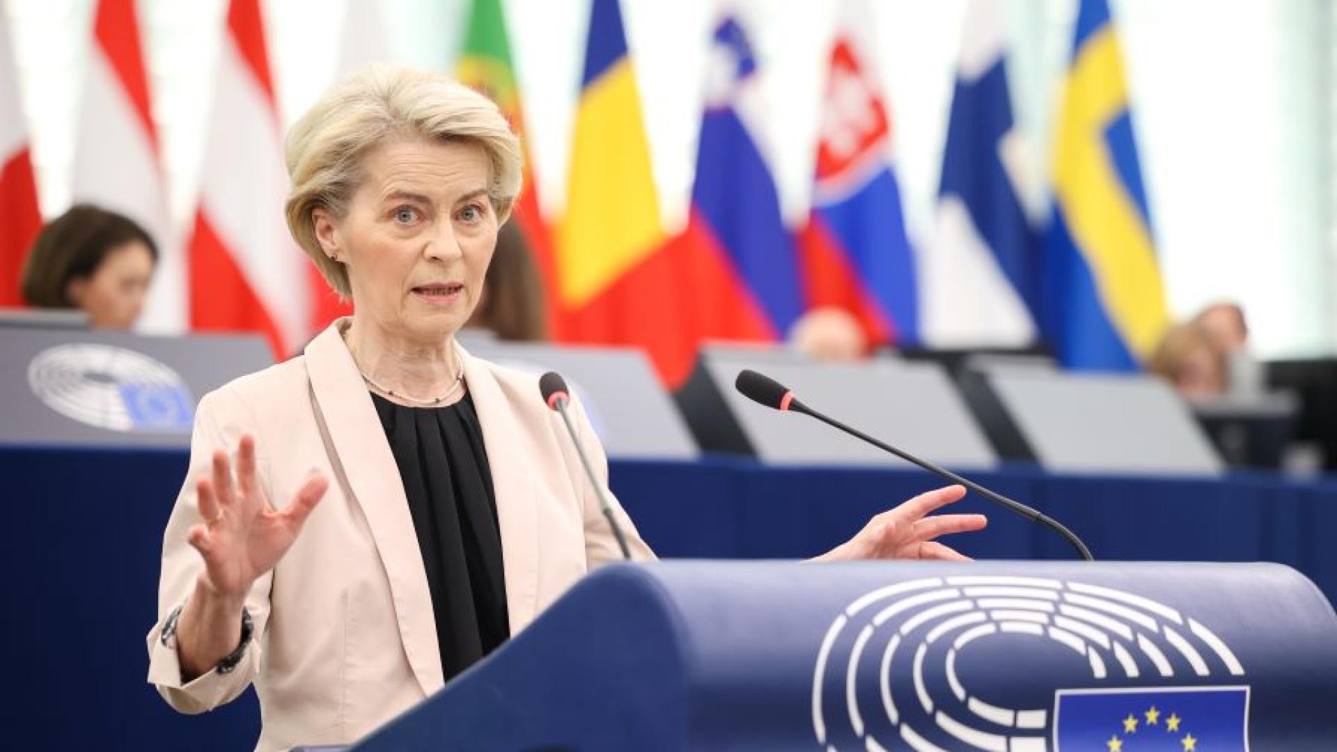 Ръководителят на ЕС Урсула фон дер Лайен заяви че блокът