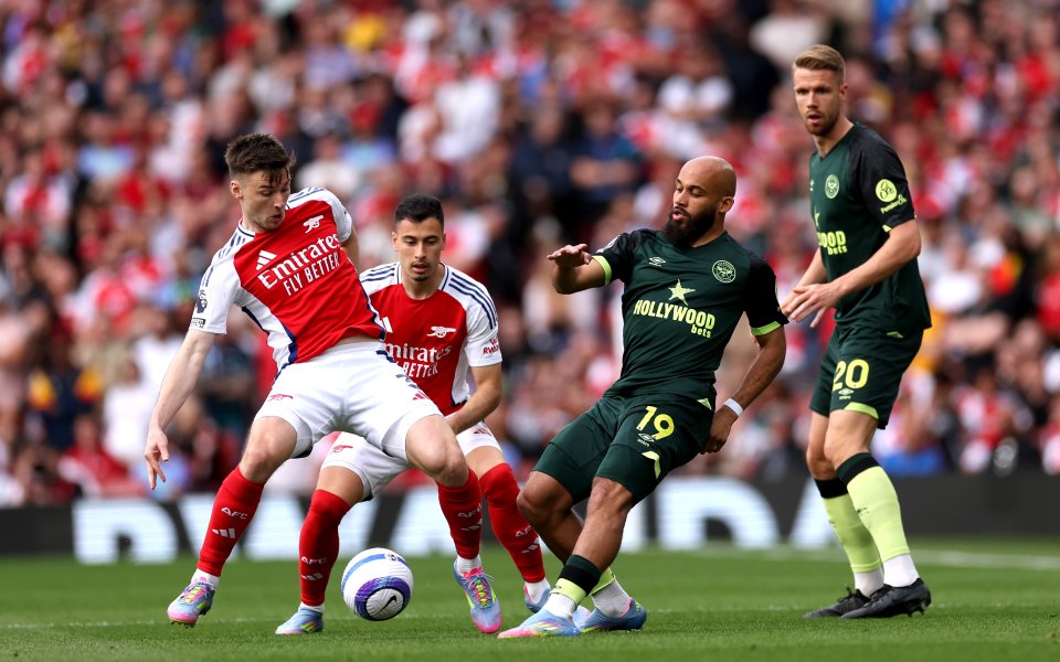 Арсенал - Брентфорд, Висша лига