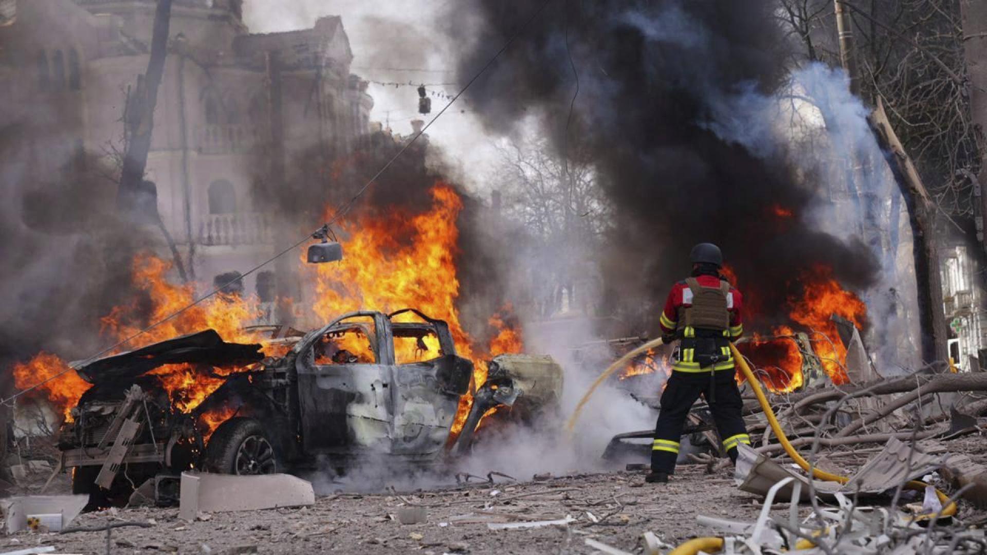 Днешният руски удар срещу украинския град Суми при който загинаха