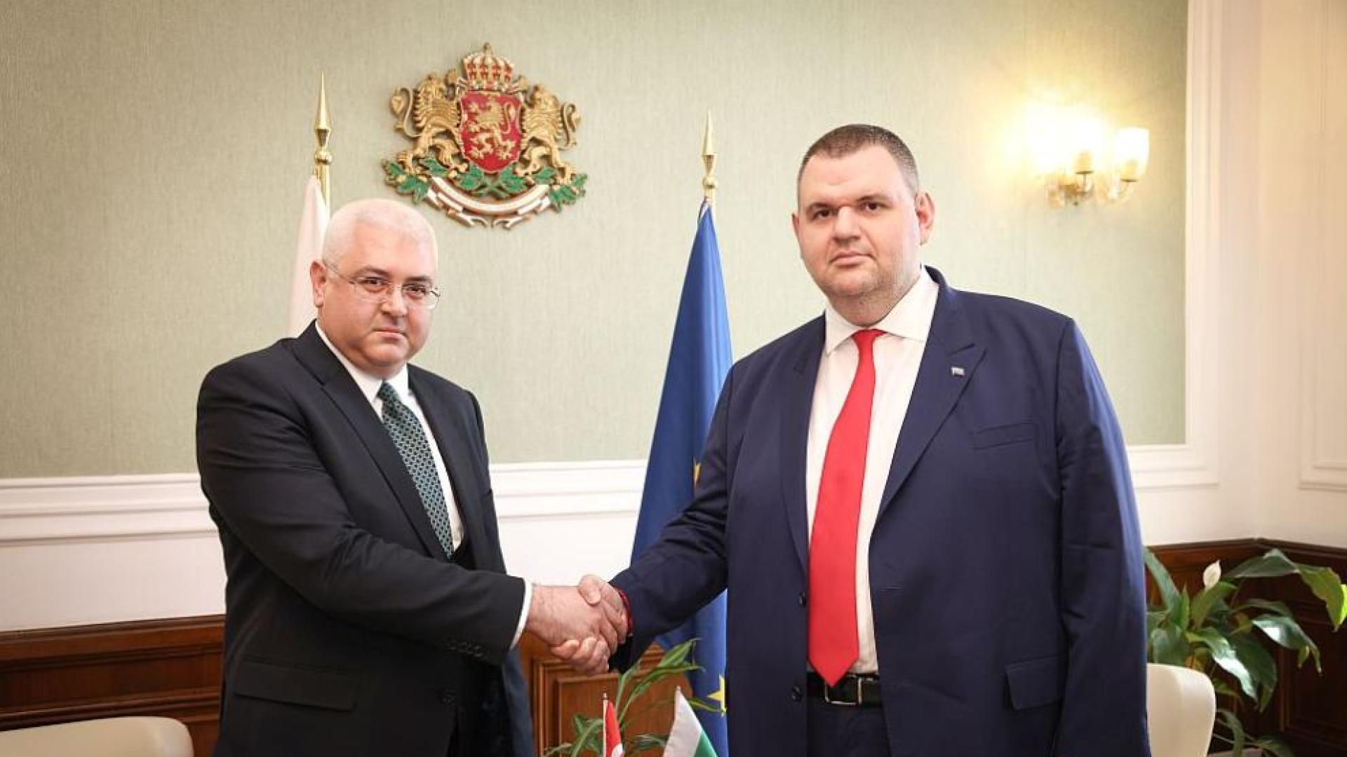 Лидерът на ДПС и ПГ на ДПС Ново Начало Делян Пеевски проведе среща