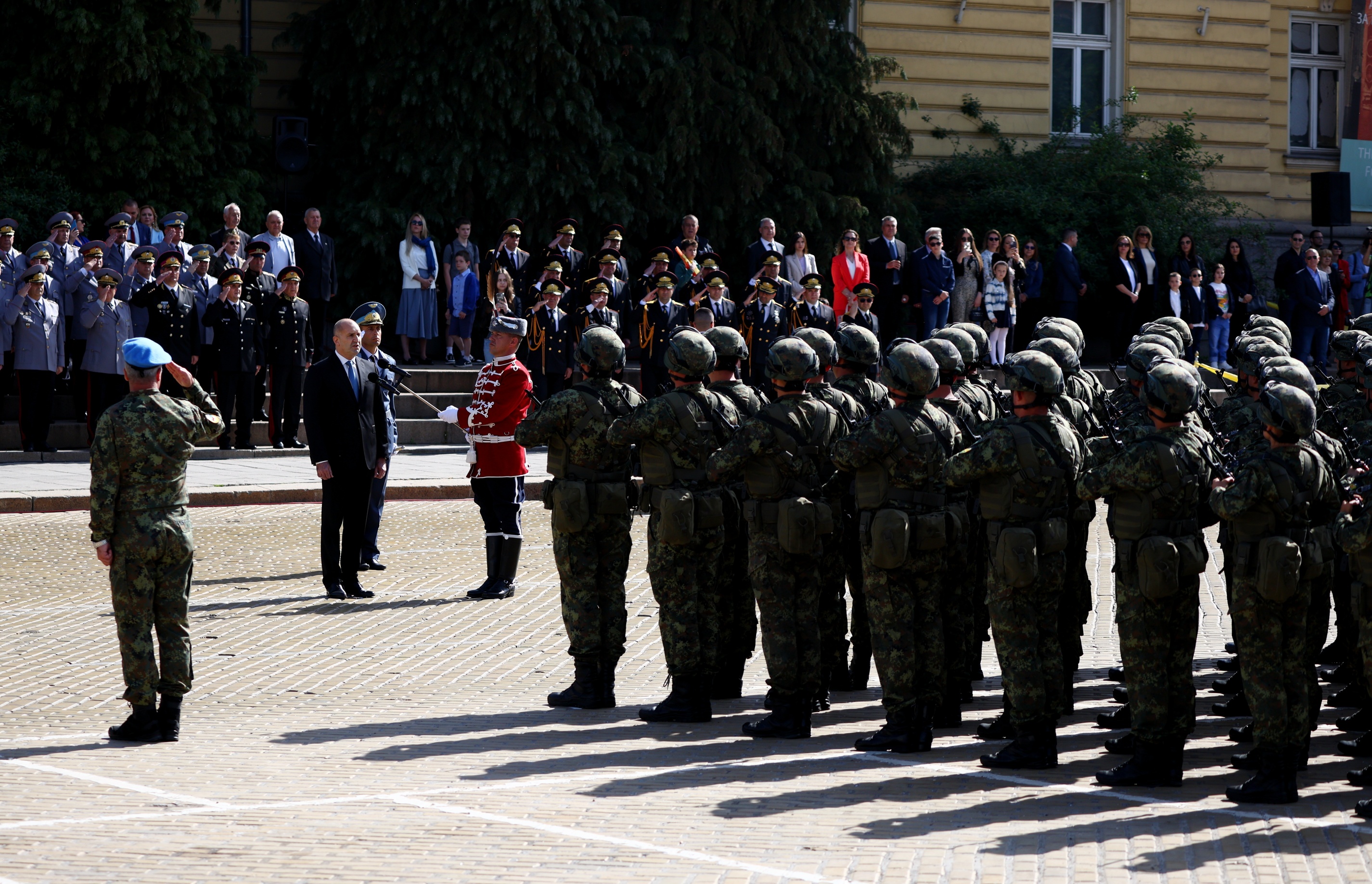 <p>Военен парад в София за Деня на храбростта и празника на Българската армия.</p>
