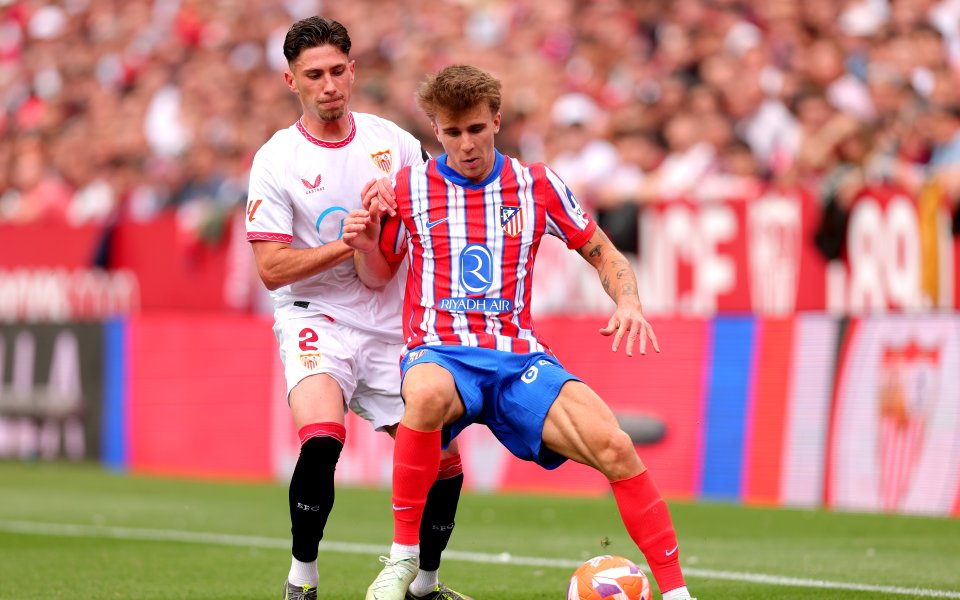 Халф на Атлетико Мадрид виси за мача с Реал