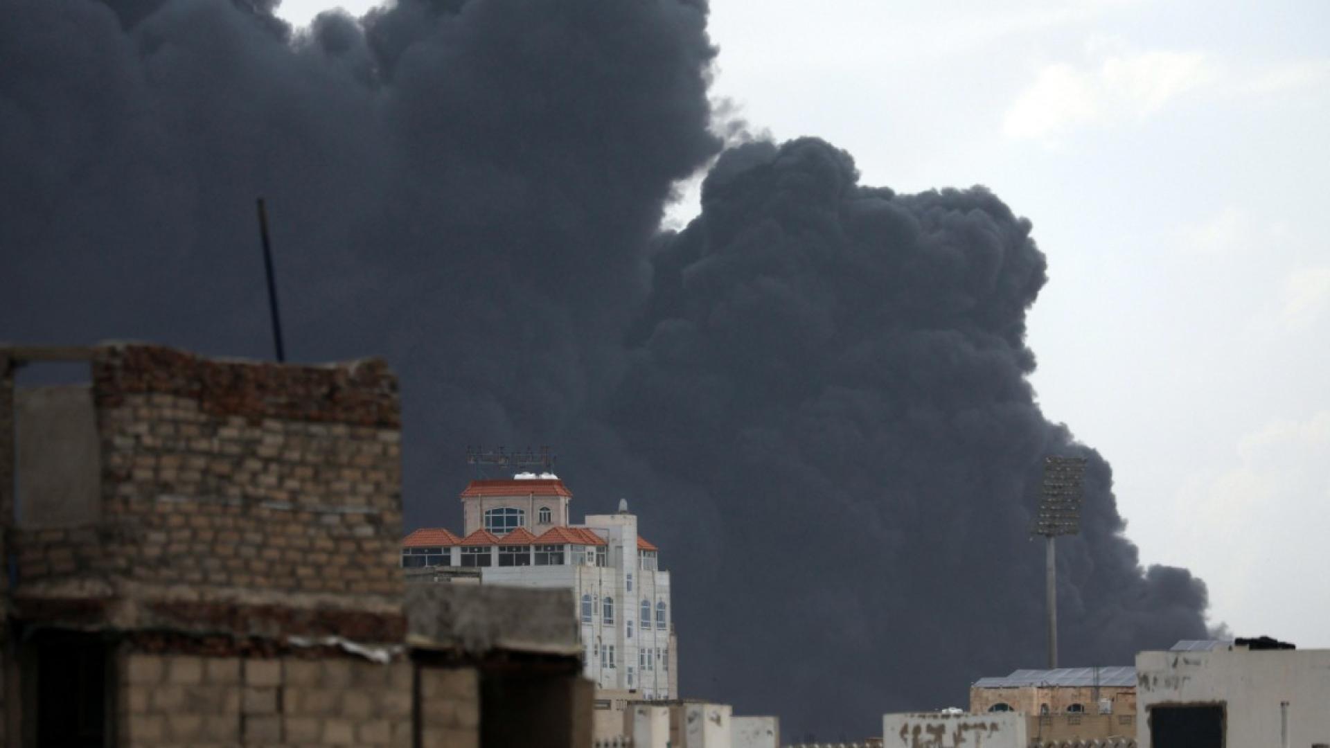 Международното летище на Йемен е напълно разрушено от израелските въздушни