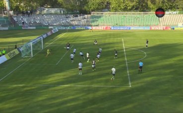 Гредата и отново засадата спасиха Черно море срещу Лудогорец (видео)