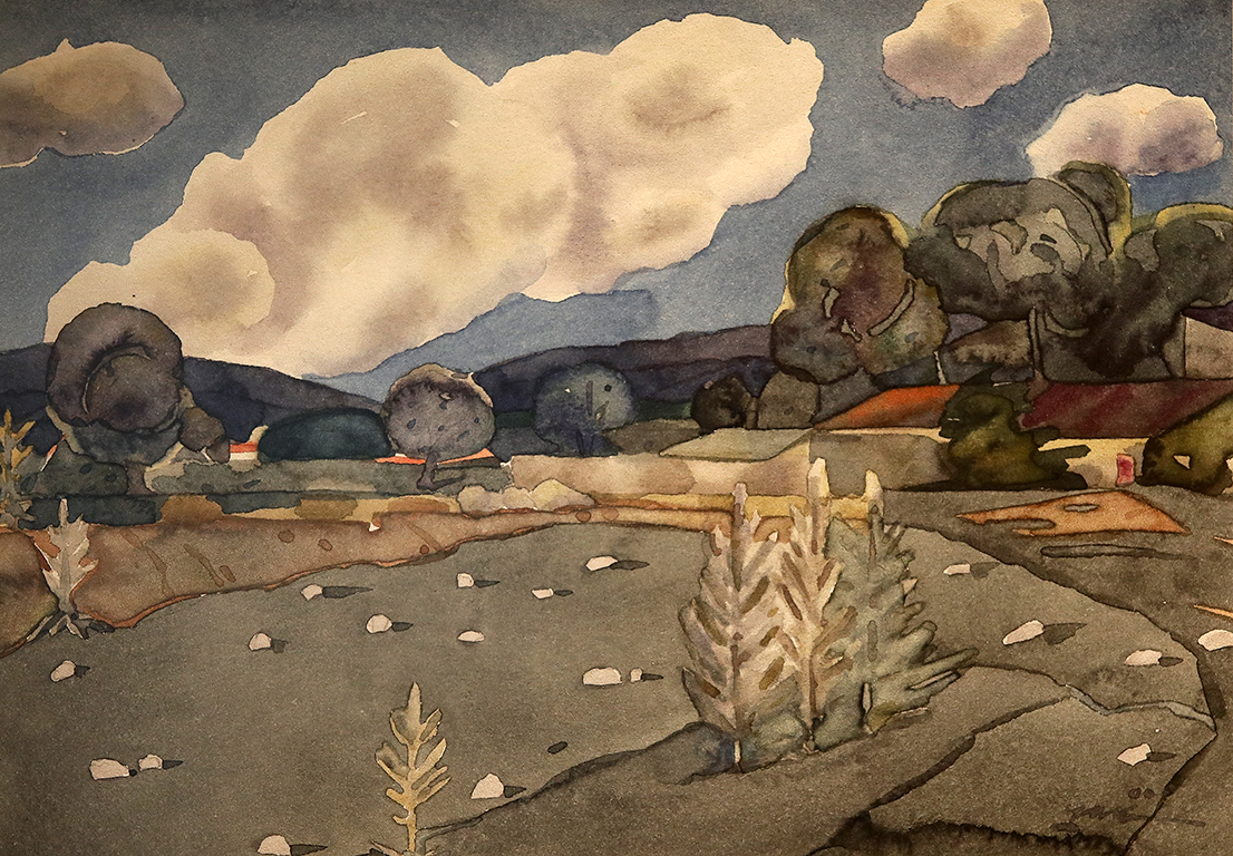 <p>Васил Чакъров - ЧАК (1934 - 2018). Нощ в градините.</p>