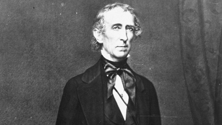Портрет на 10-ия президент на Съединените щати Джон Тайлър (1790-1862)
