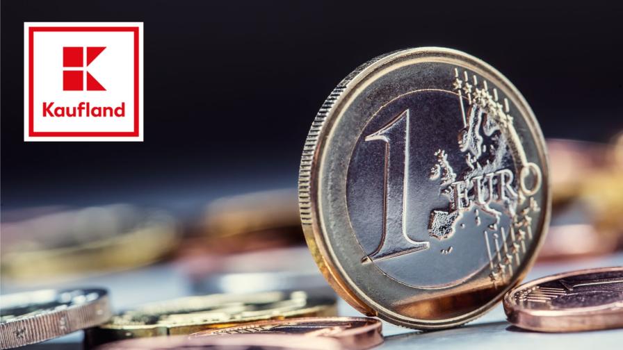 Kaufland започва да изписва сумите на сметките върху касовите си бонове в евро от днес