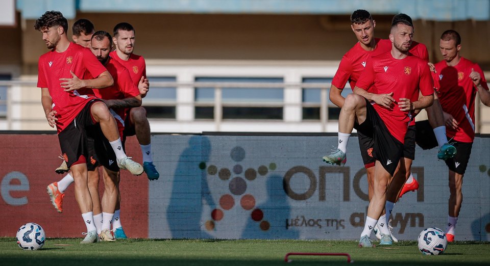 Тренировка на националния отбор по футбол1
