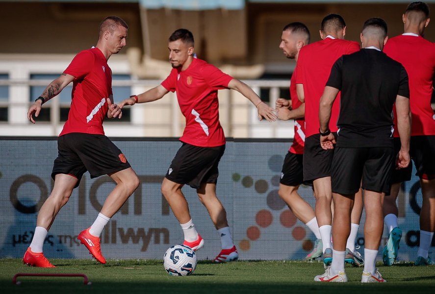 Тренировка на националния отбор по футбол1