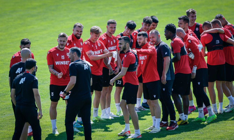 Първа тренировка на ЦСКА от лятната подготовка1