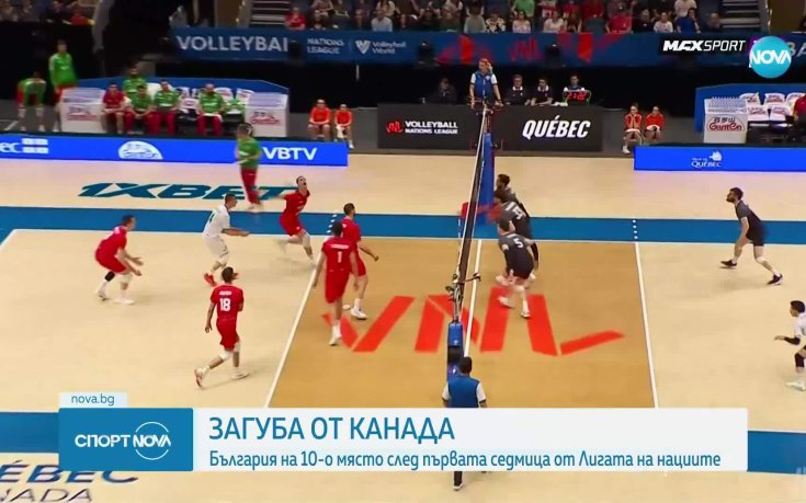 България опита, но не успя да се пребори с Канада в Лигата на нациите