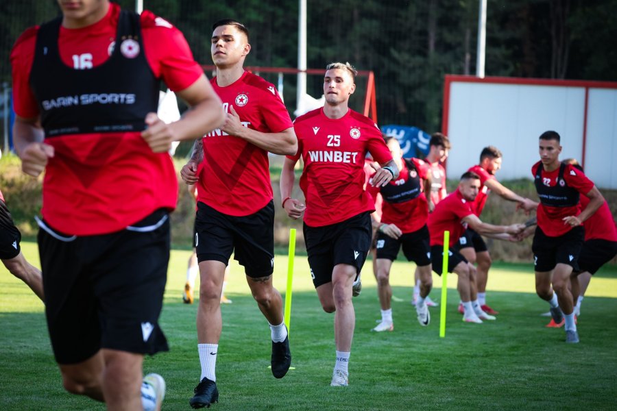 Тренировка на ЦСКА на базата в Панчарево1