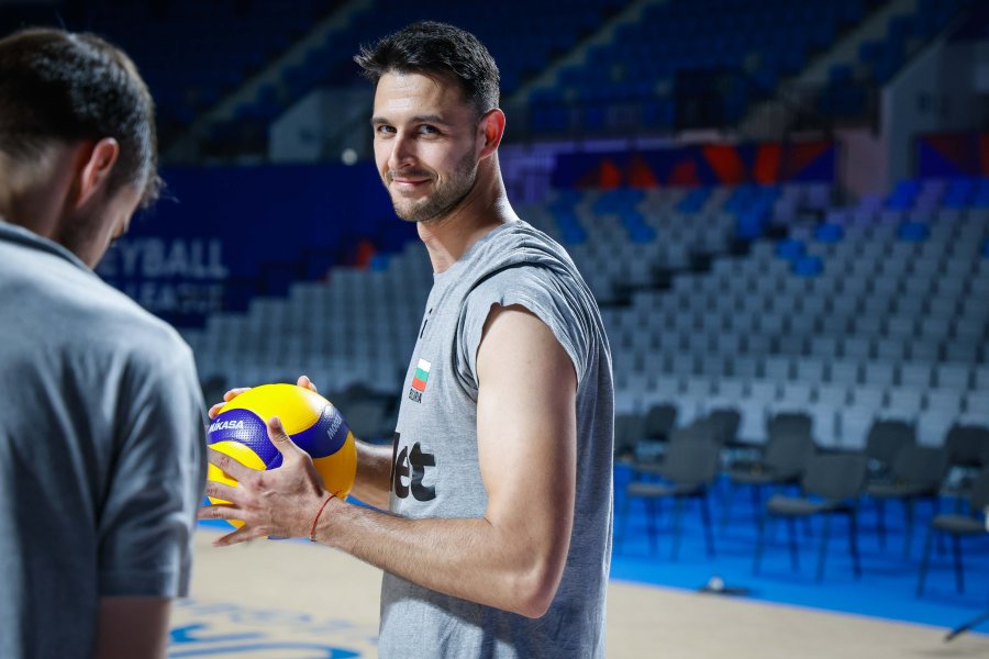 Тренировка на националния отбор по волейбол за мъже1