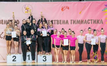 Гимнастичките на Нюанс НСА с две титли от държавното за ансамбли в Шумен