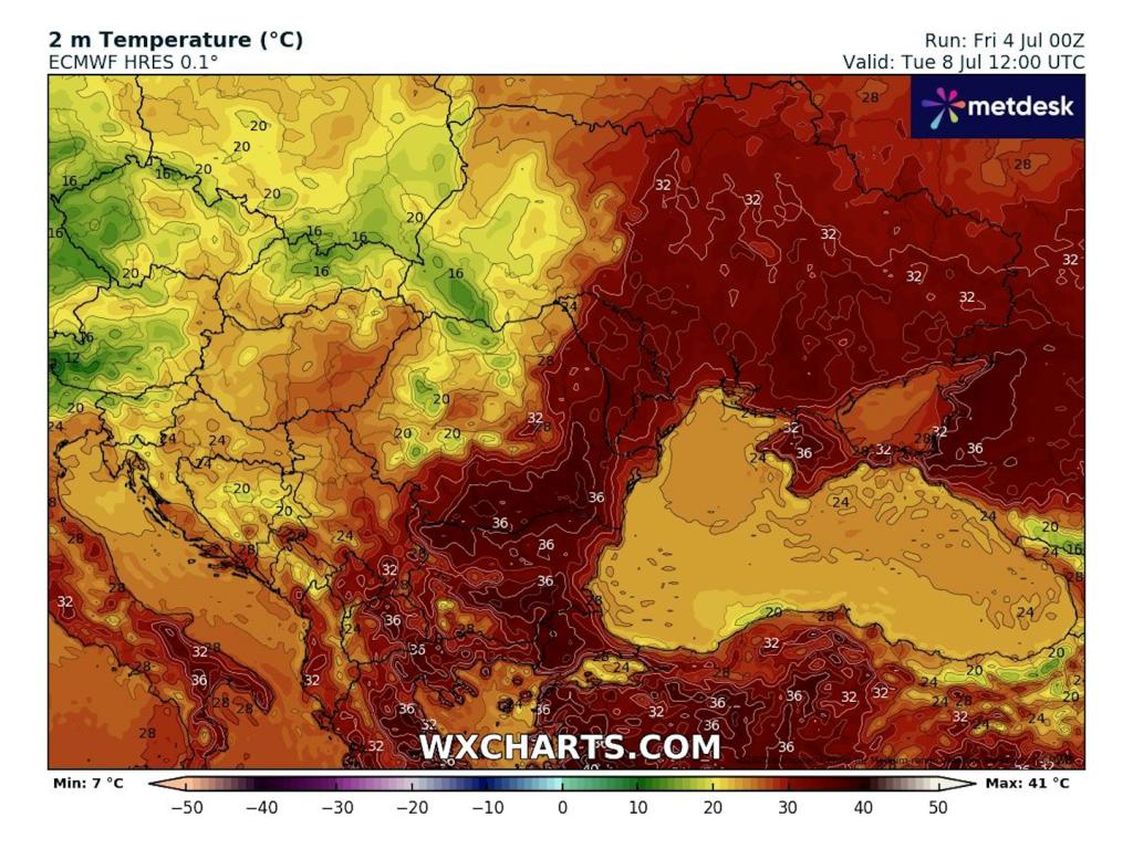 Високи дневни температури