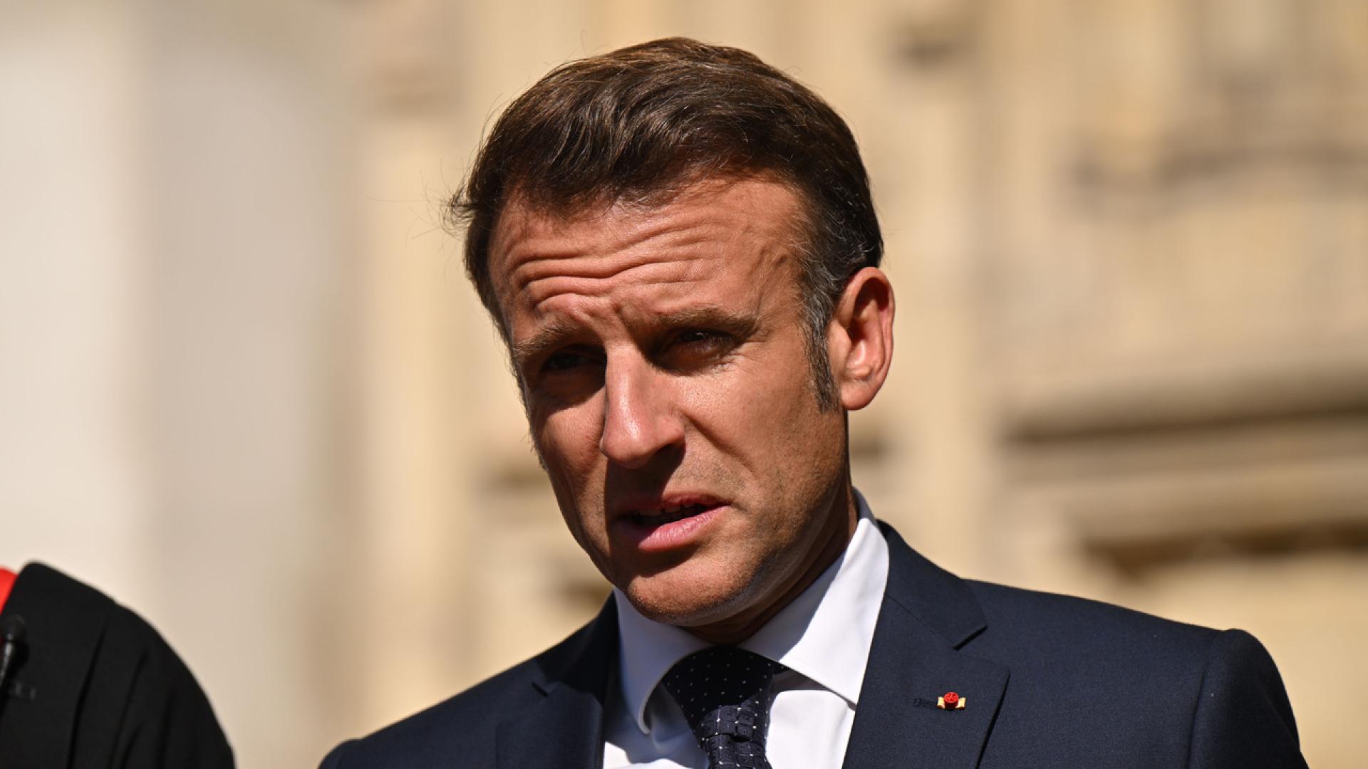 Френският президент Еманюел Макрон заяви че подкрепата на САЩ за