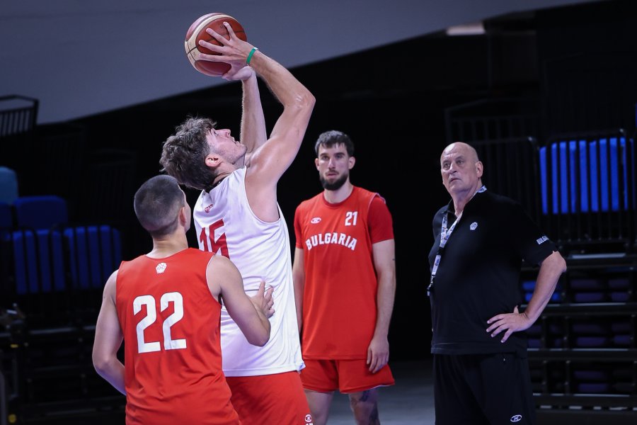 Тренировка на националния отбор по баскетбол в Самоков1