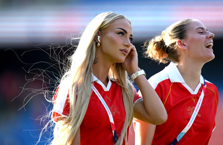 Алиша Леман по време на Евро 20251
