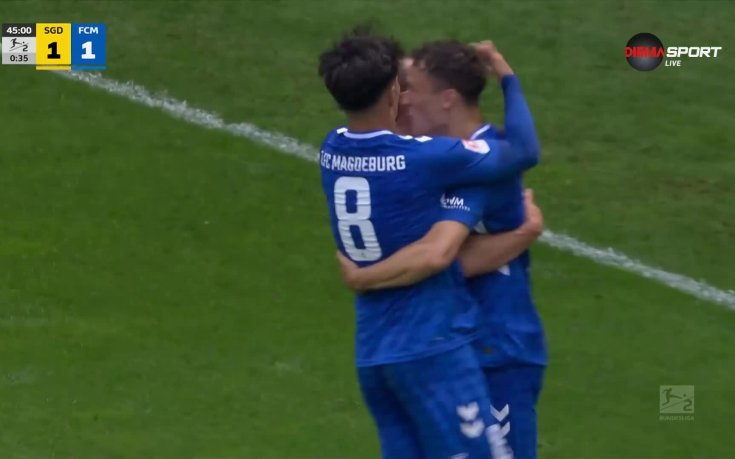 Дрезден - Магдебург 1:2 /репортаж/