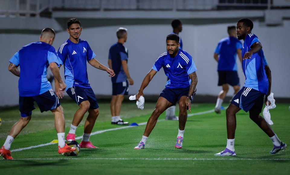 Тренировка на Левски1