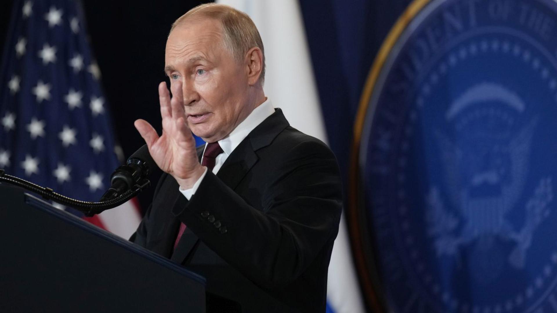 Руският президент Владимир Путин не се срамуваше да покаже очевидно