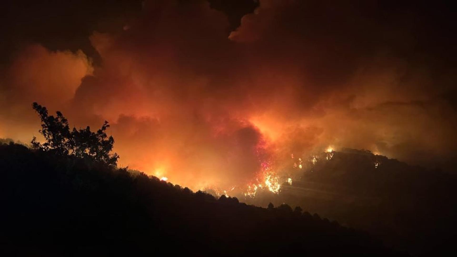 Около 100 служители от пожарните служби горските стопанства военни и