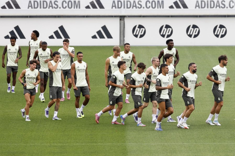 Тренировка на Реал Мадрид1