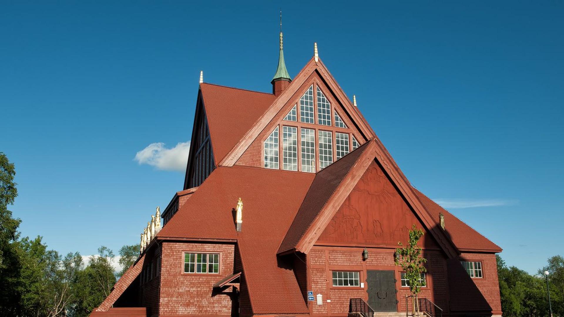 Всеверната част на Швеция се случва изключително събитие 113 годишната църква