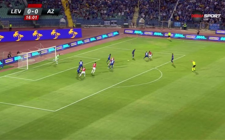 Левски - АЗ Алкмаар 0:0 /първо полувреме/