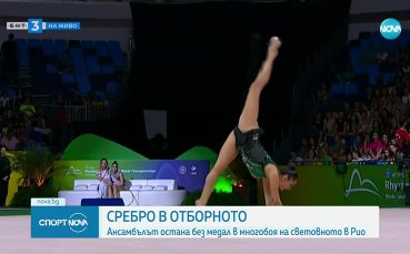 Сребро за България в отборното класиране на Световното първенство по художествена гимнастика