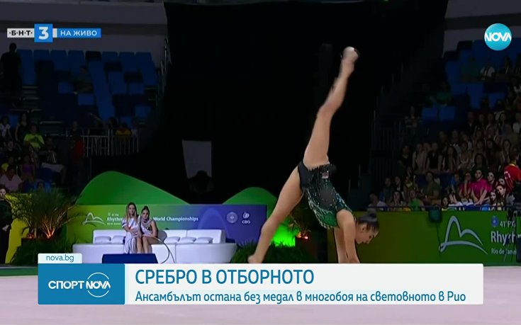 Сребро за България в отборното класиране на Световното първенство по художествена гимнастика