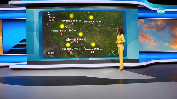 Прогноза за времето (29.08.2025 - следобедна емисия)