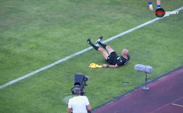 Конфузна ситуация по време на двубоя между Монтана и Добруджа