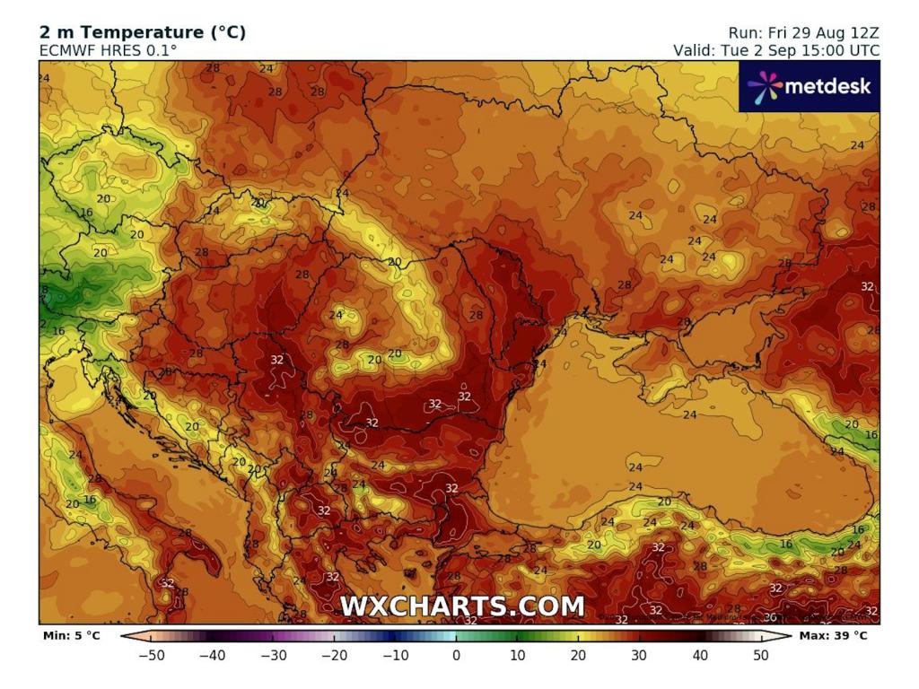 Очаквани високи температури