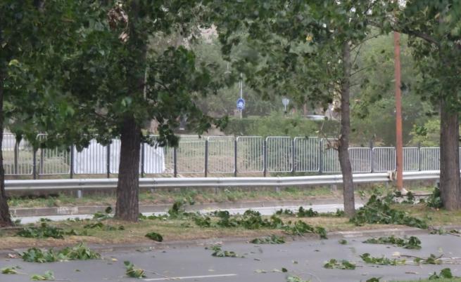 Силна буря удари Кюстендил